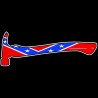 Shore Redneck Dixie Hammer Decal