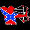 Shore Redneck Dixie Bowhunter Decal