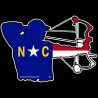 Shore Redneck North Carolina Bowhunter Decal