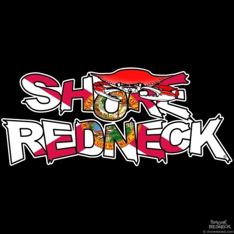 Shore Redneck Crab on Top Florida Decal