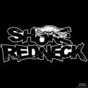 Shore Redneck Crab on Top Black Grunge Decal