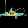 Shore Redneck DE Kayak Fisherman 2 Decal