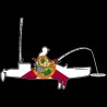 Shore Redneck Florida Kayak Fisherman 2 Decal