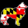 Shore Redneck Maryland Collie Decal