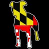 Shore Redneck Maryland Pitbull 2 Decal