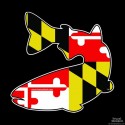 Shore Redneck Maryland Trout 2 Decal