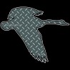 Shore Redneck Diamond Plate Goose Decal