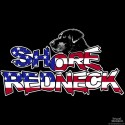 Shore Redneck Black Lab on Top USA Decal