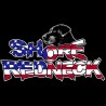 Shore Redneck Black Lab on Top USA Decal