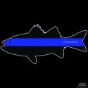 Shore Redneck Police Rockfish Striper  Decal