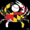 Shore Redneck MD Baseball Crab Decal