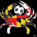 Shore Redneck MD Soccer Crab Decal