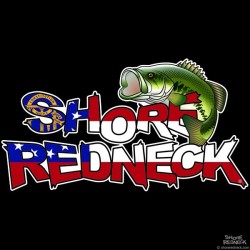 Shore Redneck Bass on Top Georgia Decal