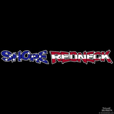 Shore Redneck USA Windshield Decal Banner