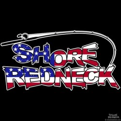 Shore Redneck Rod on Top USA Decal