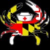 Shore Redneck MD Nurse Crab Decal