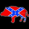 Shore Redneck Dixie Hog Decal