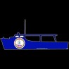 Shore Redneck VA Flag Workboat Decal