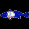 Shore Redneck VA Redfish  Decal