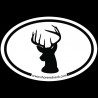 Shore Redneck Simple Buck Oval Decal