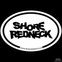 Shore Redneck Simple Logo Oval Decal