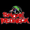 Shore Redneck Wood Duck on Top Red Grunge Decal