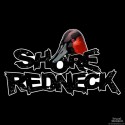 Shore Redneck Drake Canvasback on Top Black Grunge  Decal