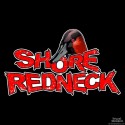 Shore Redneck Drake Canvasback on Top Red Grunge Decal