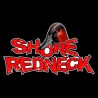 Shore Redneck Drake Canvasback on Top Red Grunge Decal