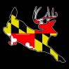 Shore Redneck MD Jumping Buck Decal