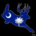 Shore Redneck SC Jumping Buck Decal