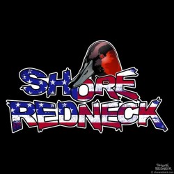 Shore Redneck Drake Canvasback on Top Worn USA Decal