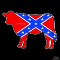 Shore Redneck Dixie  Beef Cow Decal