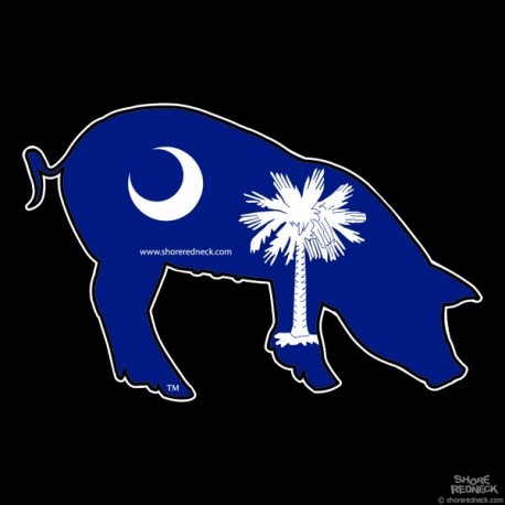 Shore Redneck South Carolina Pig Decal