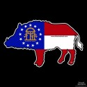 Shore Redneck Georgia Hog Decal