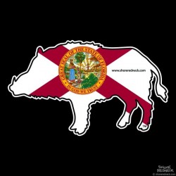 Shore Redneck Florida Hog Decal