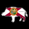 Shore Redneck Florida Hog Decal