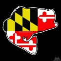 Shore Redneck Maryland Jumpin' Bass Decal