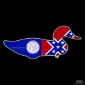 Shore Redneck Old Georgia Duck Decoy Decal