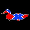 Shore Redneck Dixie Duck Decoy Decal