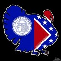 Shore Redneck Old Georgia Turkey Decal