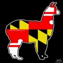 Shore Redneck MD Alpaca Decal