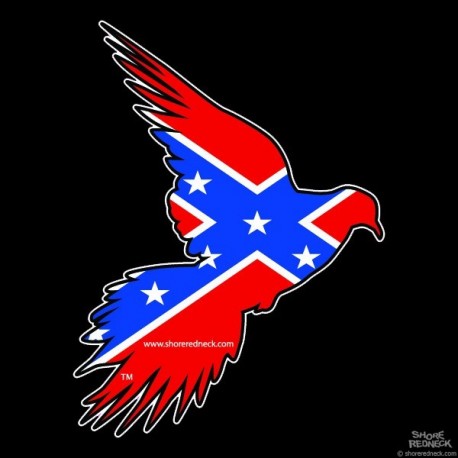 Shore Redneck Dixie Dove Decal