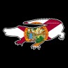 Shore Redneck Florida Alligator Decal