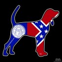 Shore Redneck Old Georgia Coonhound Decal