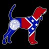 Shore Redneck Old Georgia Coonhound Decal