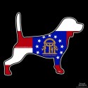 Shore Redneck Georgia Beagle Decal