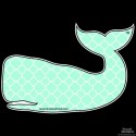 Shore Redneck Sea Foam Quatrafoil Whale Decal