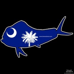 Shore Redneck SC Mahi Mahi Decal