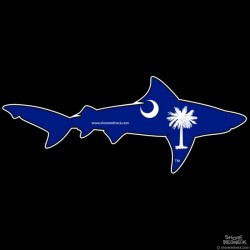 Shore Redneck SC Bull Shark Decal